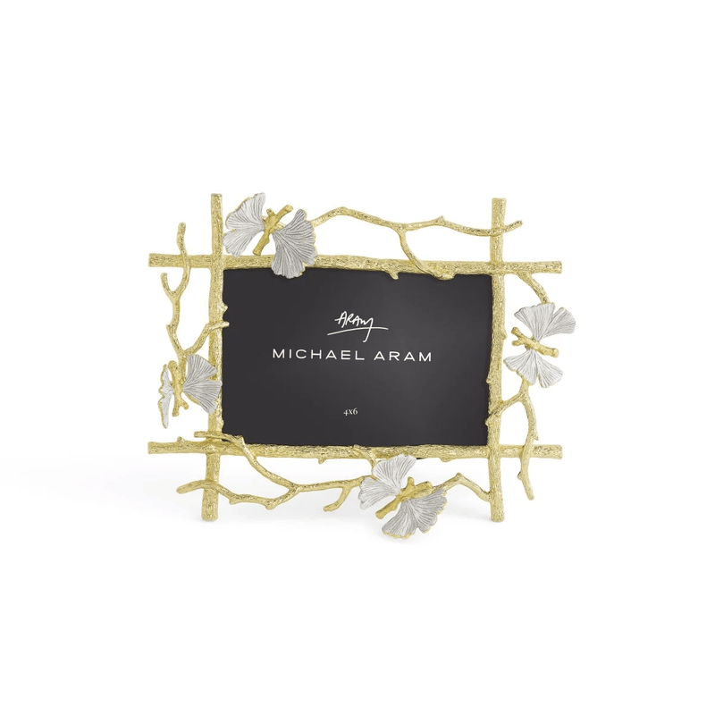 Michael Aram Frame Butterfly Ginkgo Gold Frame - 4x6