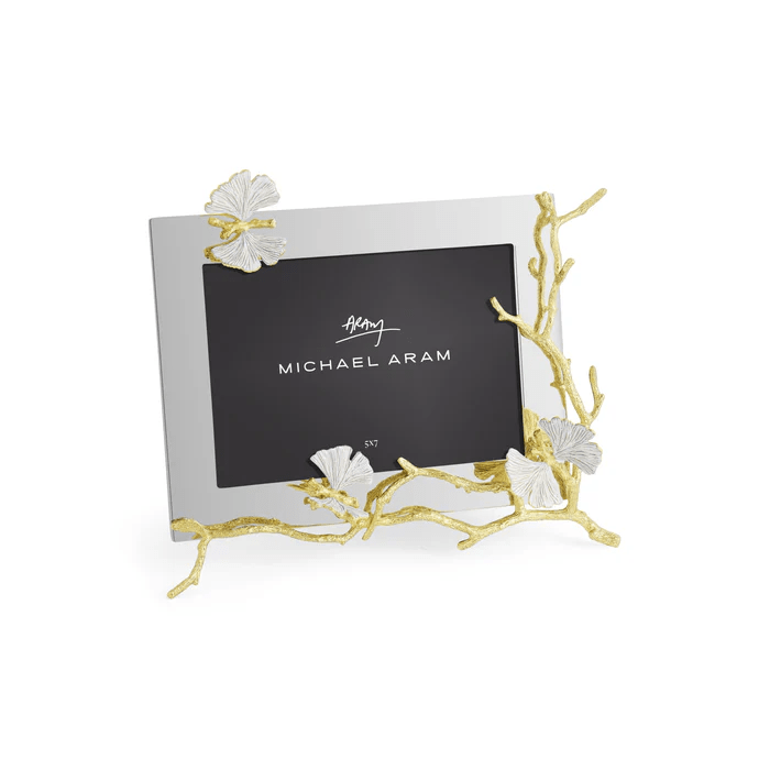 Michael Aram Frame Butterfly Ginkgo Gold Reflective Frame - 5x7