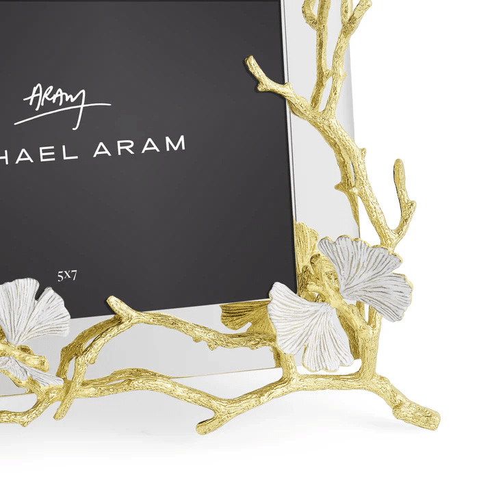 Michael Aram Frame Butterfly Ginkgo Gold Reflective Frame - 5x7