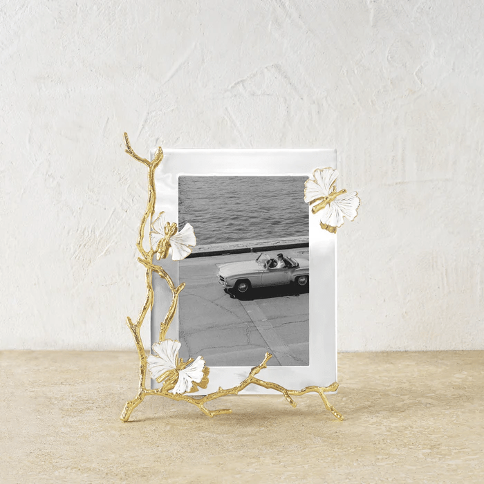 Michael Aram Frame Butterfly Ginkgo Gold Reflective Frame - 5x7