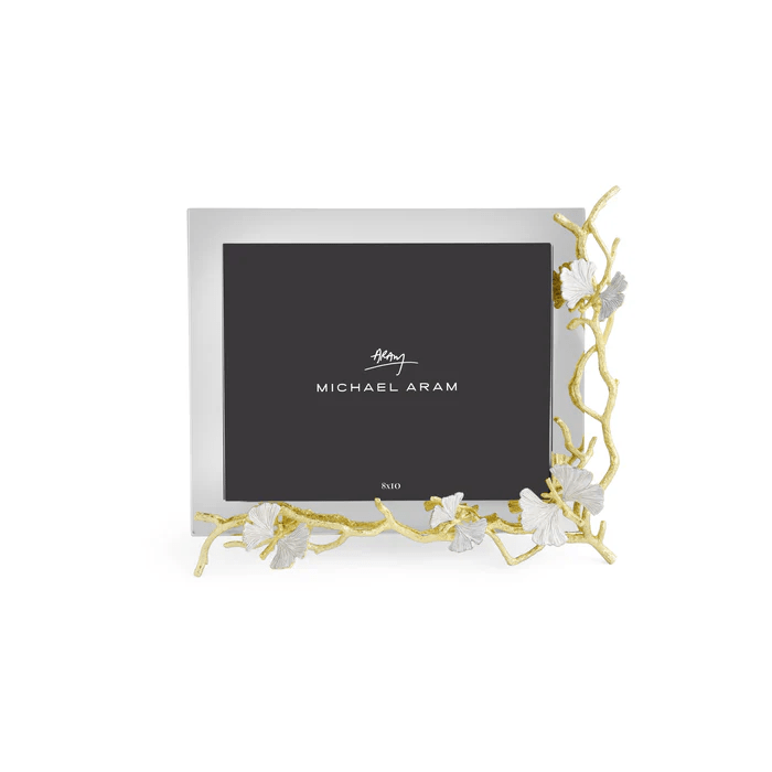 Michael Aram Frame Butterfly Ginkgo Gold Reflective Frame - 8x10