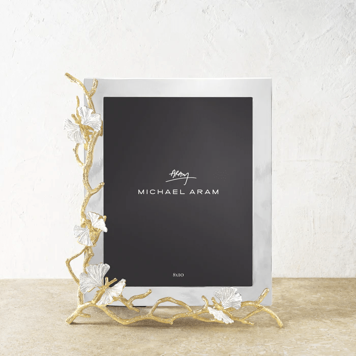 Michael Aram Frame Butterfly Ginkgo Gold Reflective Frame - 8x10