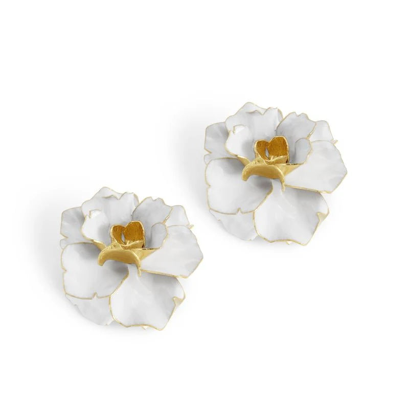 Gardenia Candleholders S/2