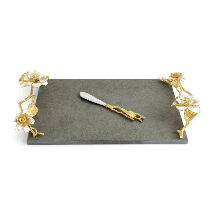 Gardenia Cheeseboard with Knife