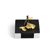 Michael Aram Golden Ginkgo Cocktail Napkin Holder