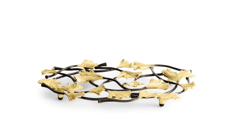 Michael Aram Golden Ginkgo Trivet