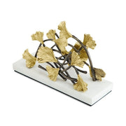 Michael Aram Golden Ginkgo Vertical Napkin Holder