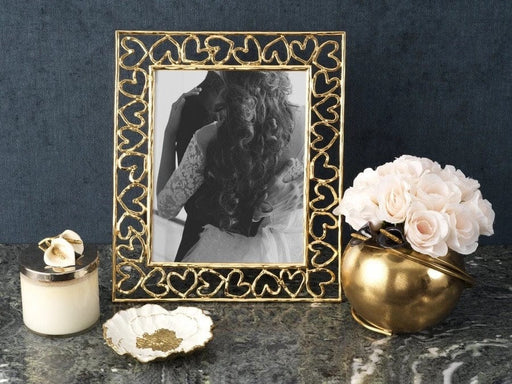 Michael Aram Heart Photo Frame Gold 8x10