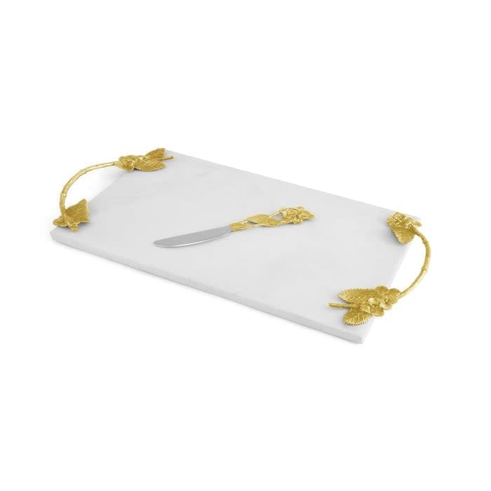 Michael Aram Hydrangea Cheese Board with Knife