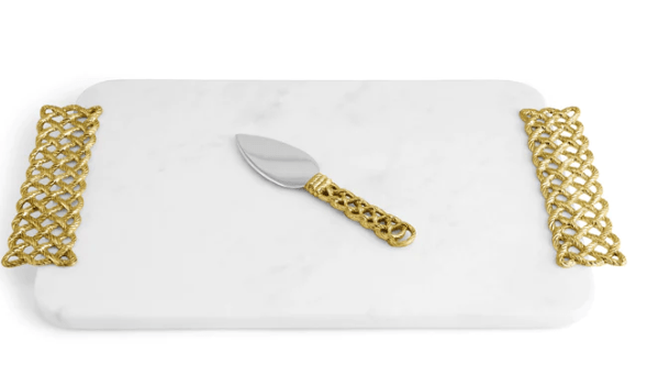 Michael Aram Love Knot Cheese Board with Spreader