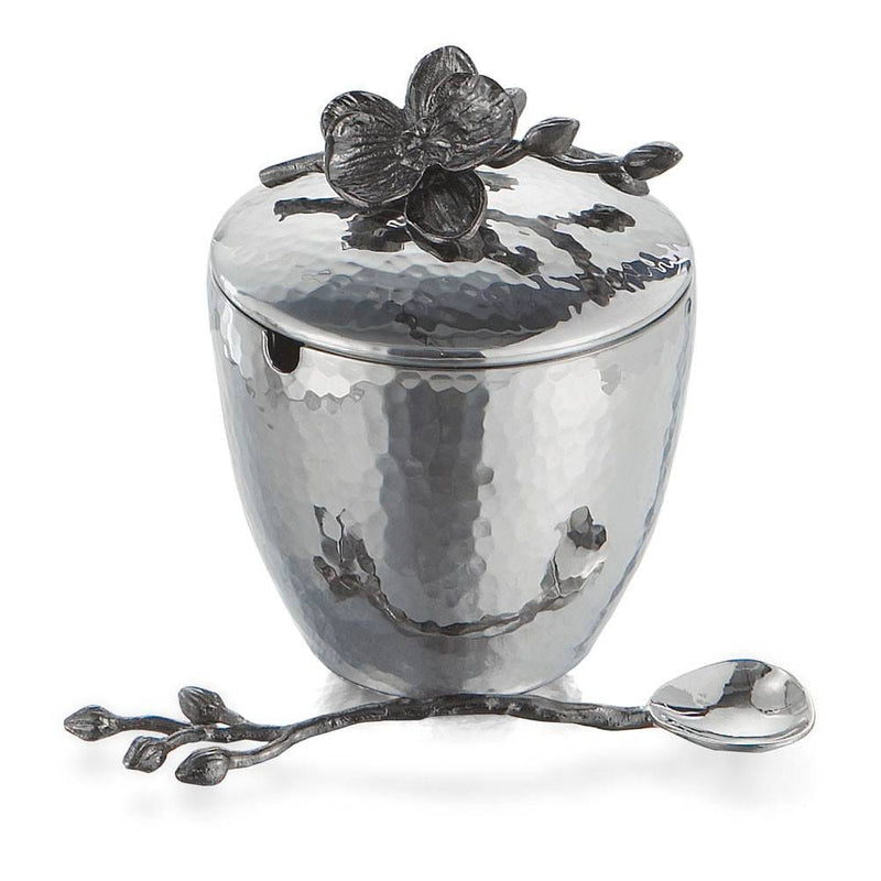 Michael Aram Michael Aram Black Orchid Mini Pot w/spoon