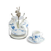 Michael Aram Michael Aram Blue Orchid Demitasse Set with Stand