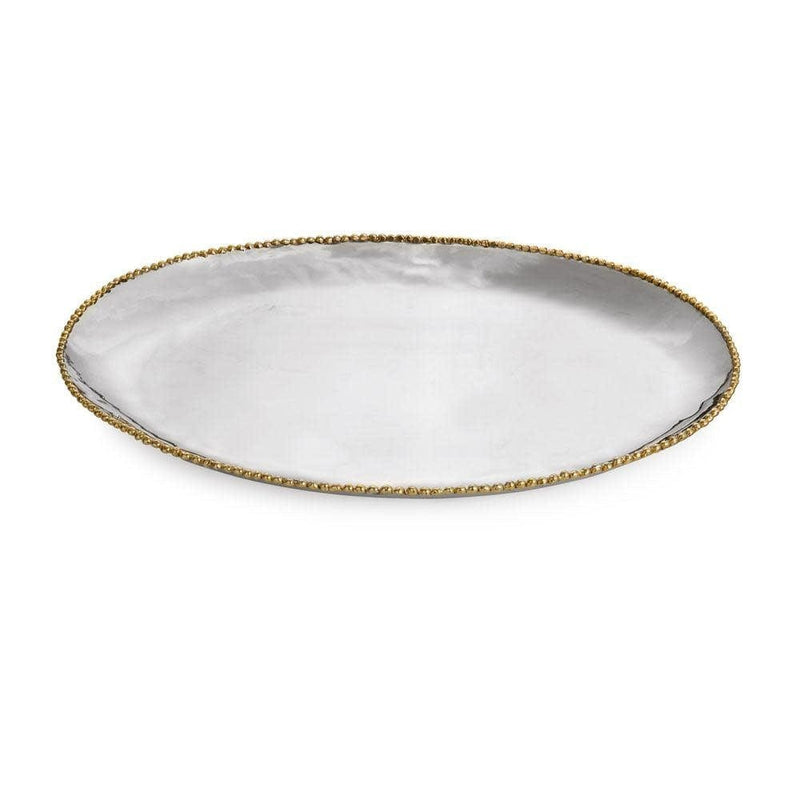 Michael Aram Molten Large Gold Oval Platter
