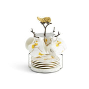 Michael Aram Mugs Michael Aram Butterfly Ginkgo Gold Demitasse Set with Stand