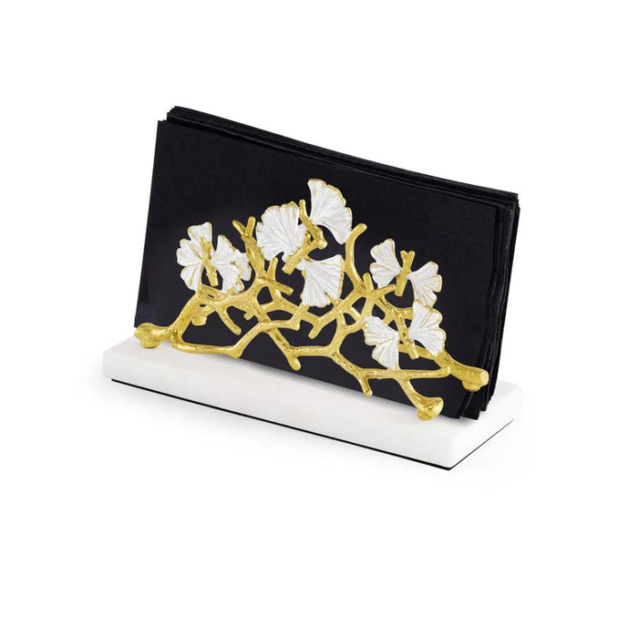 Michael Aram Napkin Holders Butterfly Gingko Gold Vertical Napkin Holder