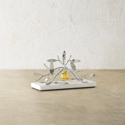 Michael Aram Napkin Holders Pomegranate Silver & Gold Vertical Napkin Holder