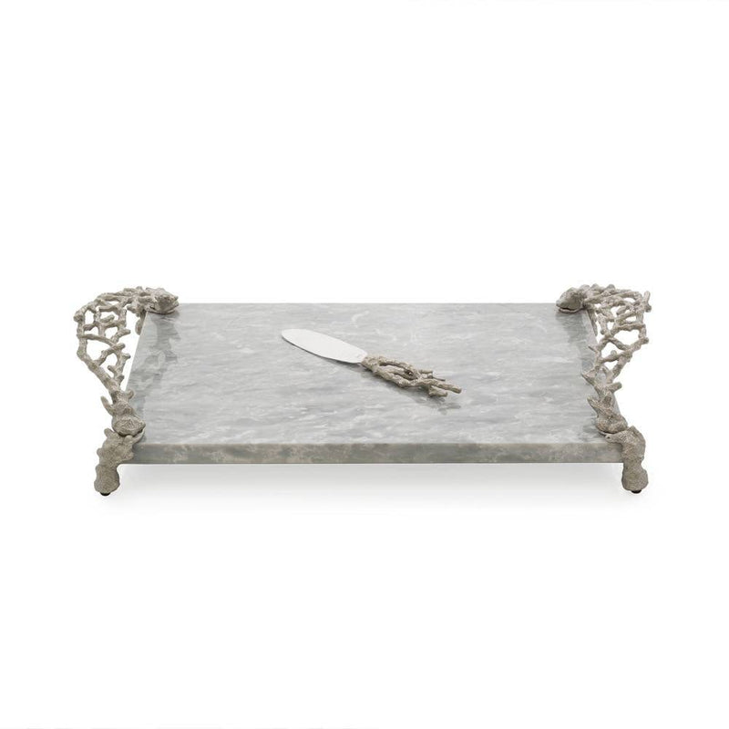 Michael Aram Ocean Reef Cheese board w/Knife