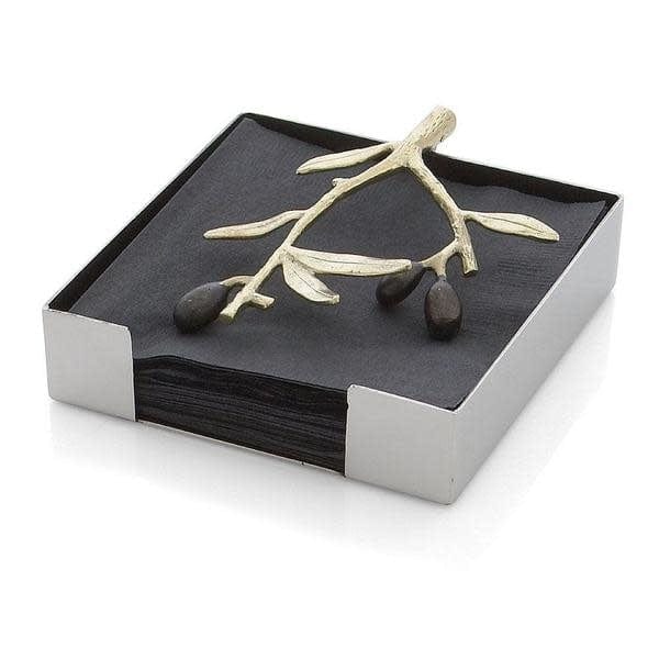 Michael Aram Olive Branch Cocktail Napkin Holder