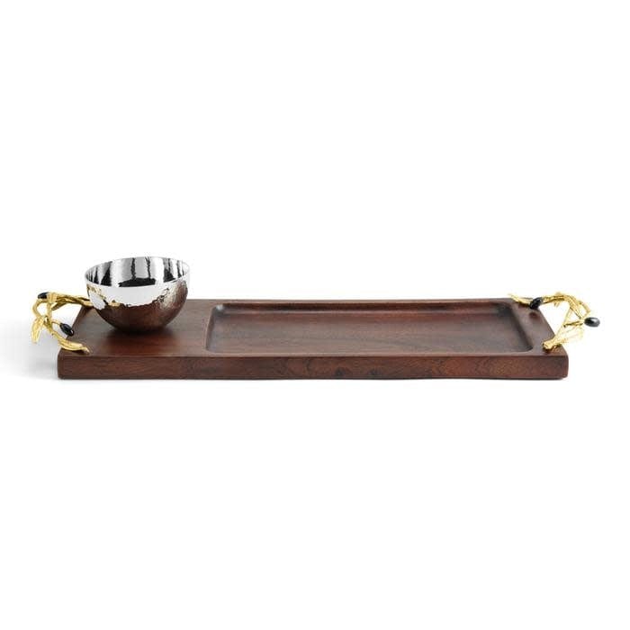 Michael Aram Olive Branch Dipping Board
