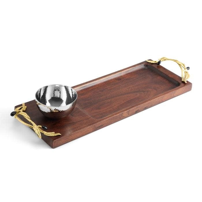 Michael Aram Olive Branch Dipping Board