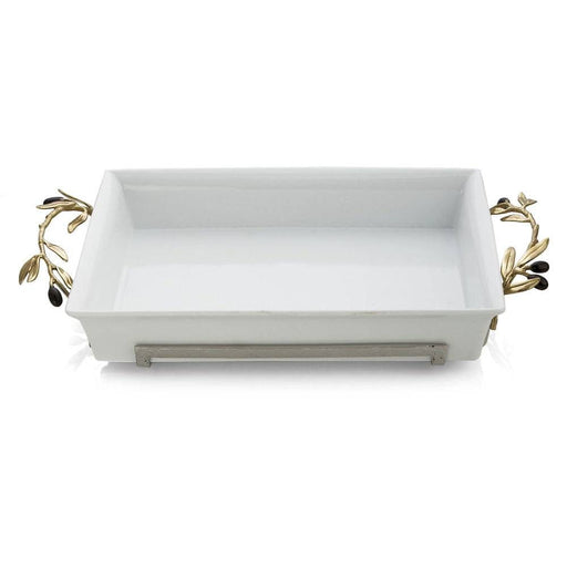 Michael Aram Olive Branch Gold 3 Qt. Casserole
