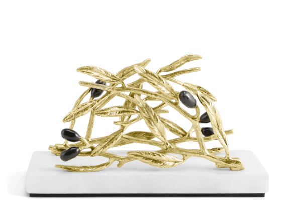 Michael Aram Olive Branch Vertical Napkin Holder