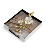 Michael Aram Orchid Cocktail Napkin Holder