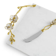 Michael Aram Orchid Large Cheese Board w/ Knife