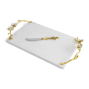 Michael Aram Orchid Large Cheese Board w/ Knife