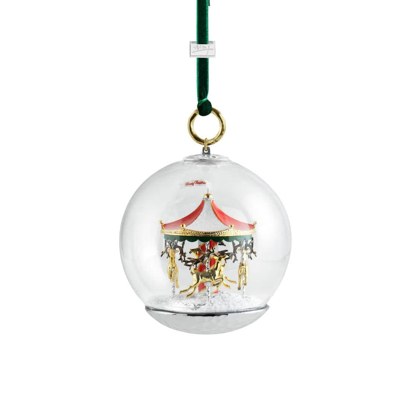 Michael Aram Ornaments Merry Go Round Snowglobe Ornament