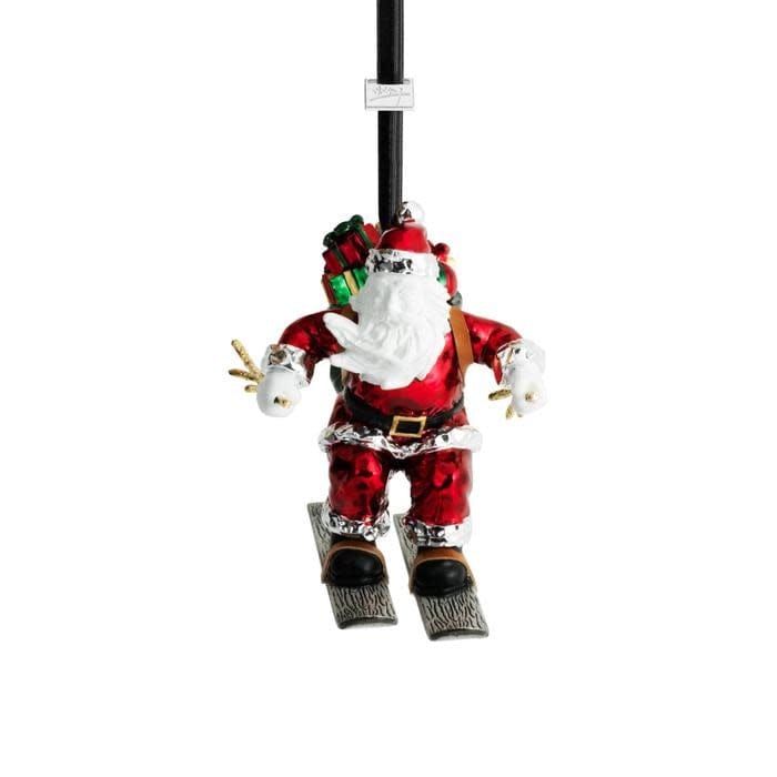 Michael Aram Ornaments Skiing Santa Ornament