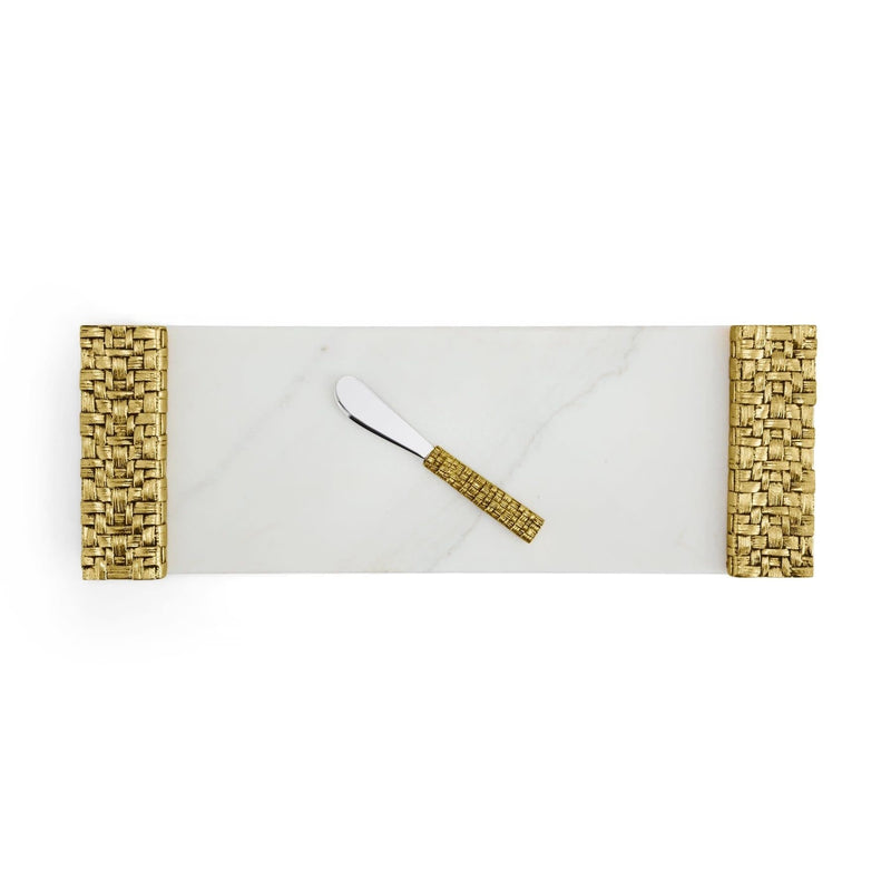 Michael Aram Palm Cheese Board with  Spreader