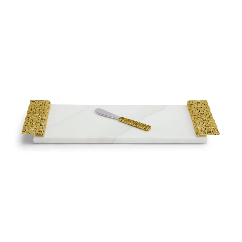 Michael Aram Palm Cheese Board with  Spreader