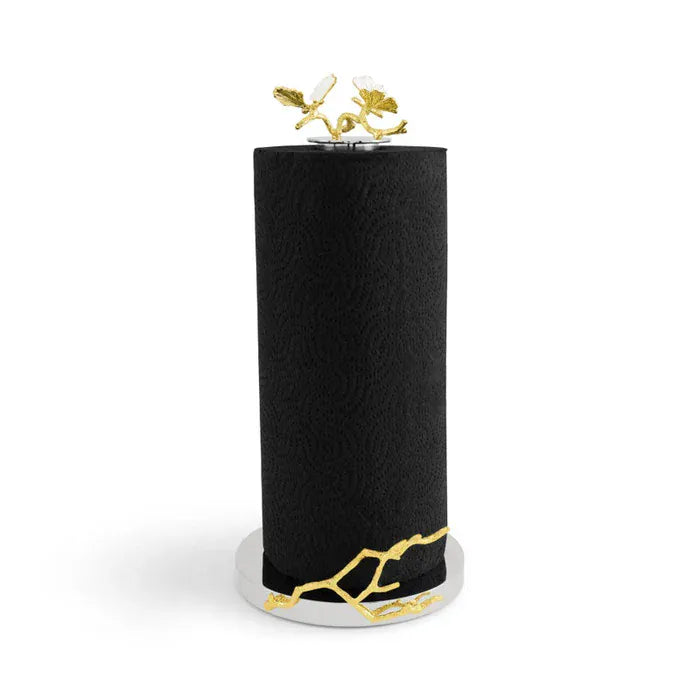 Michael Aram Paper Towel Holder Butterfly Ginkgo Gold Paper Towel Holder