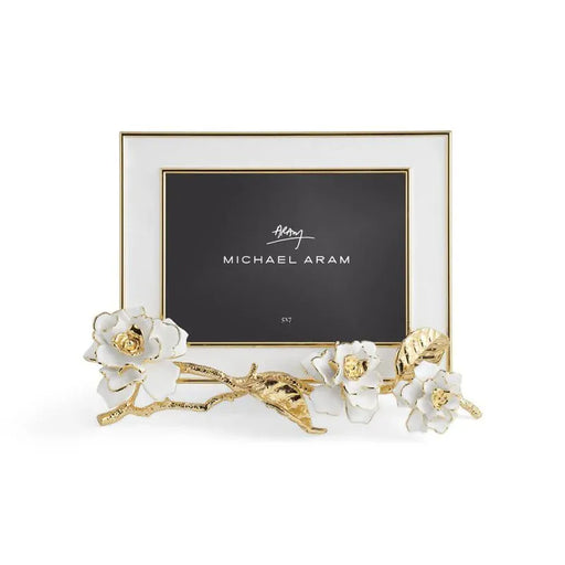 Michael Aram Picture Frames Gardenia Enameled White Frame (5X7)