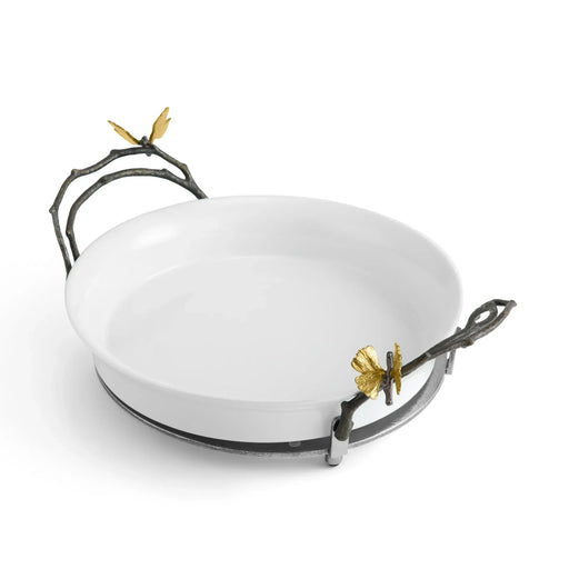 Michael Aram Pie Dish Butterfly Ginkgo Pie Dish