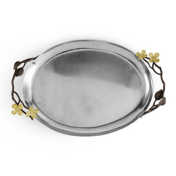 Michael Aram Platters & Serving Trays Michael Aram - Dogwood Oval Tray