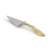 Michael Aram Plume gold Cake Server