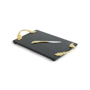Michael Aram Plume Gold Cheeseboard with Knife