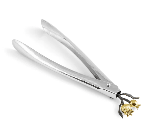 Michael Aram Pomegranate Lock Spring Tongs - Large