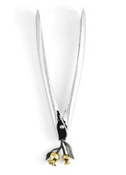 Michael Aram Pomegranate Lock Spring Tongs - Large