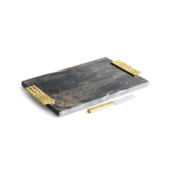 Michael Aram Safari Luxe Large Cheese Board with Knife