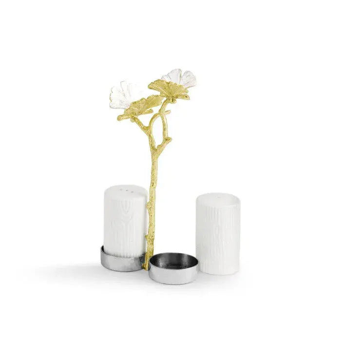 Michael Aram Salt & Pepper Sets Butterfly Gingko Gold Salt & Pepper Shaker Set