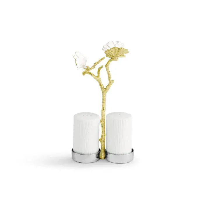 Michael Aram Salt & Pepper Sets Butterfly Gingko Gold Salt & Pepper Shaker Set