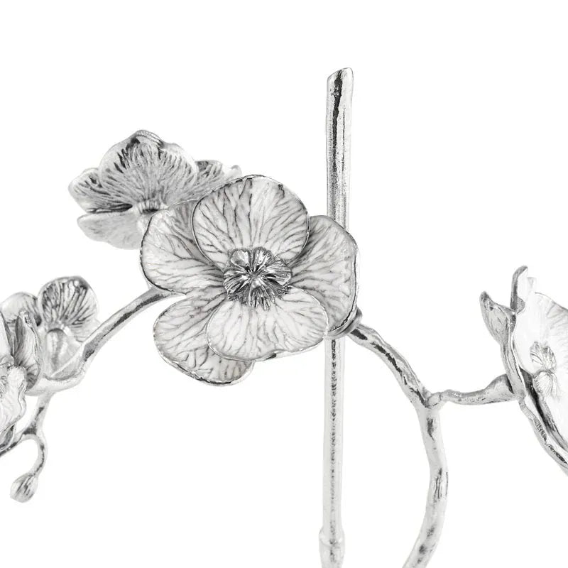 Michael Aram Sculpture Silver Orchid Stem Sculpture Small