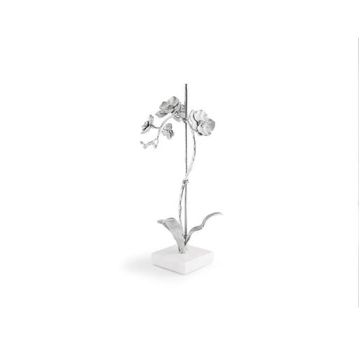 Michael Aram Sculpture Silver Orchid Stem Sculpture Small