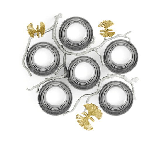 Michael Aram Seder Plate Michael Aram Butterfly Ginkgo Luxe Seder Plate
