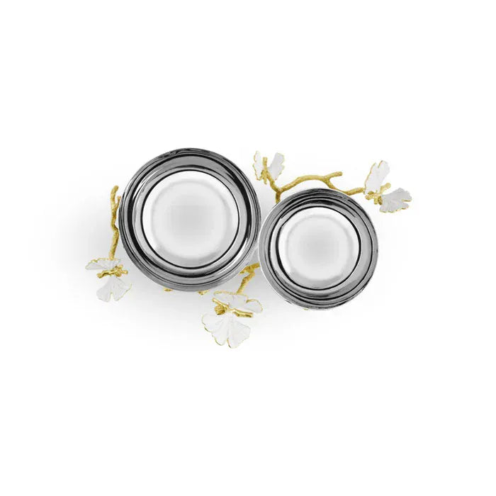 Michael Aram Serveware Butterfly Gingko Gold Double Dish