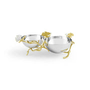 Michael Aram Serveware Butterfly Gingko Gold Double Dish