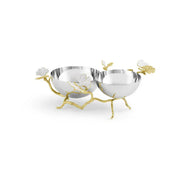 Michael Aram Serveware Butterfly Gingko Gold Double Dish